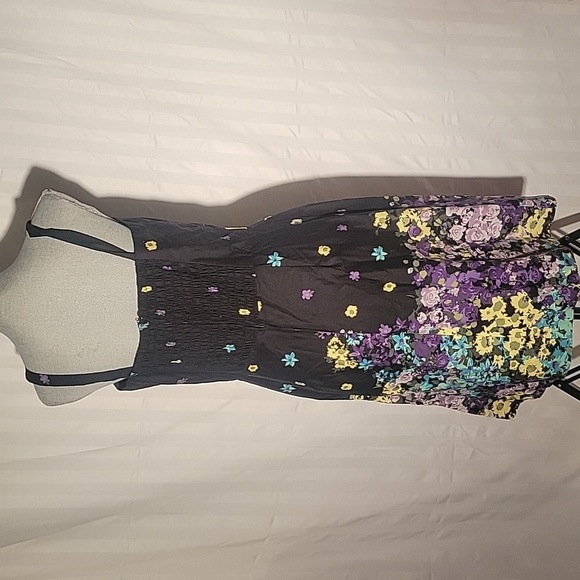 Madison Leigh Women Black Floral Sleeveless Midi Dress, Size: 12 - Picture 5 of 11